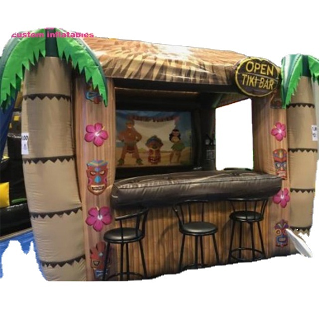 Booth tent style inflatable bar tents/ inflatable TIKI bar