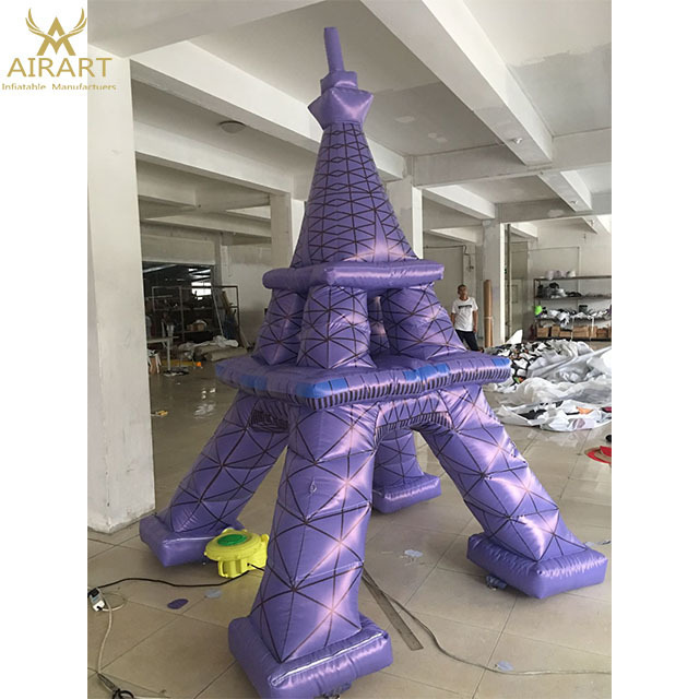 3m tall large inflatable Eiffel tower and Big Ben model balloon for commercial