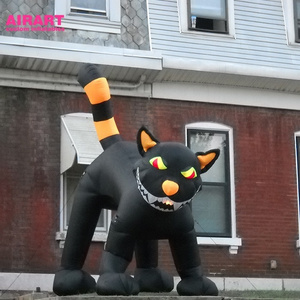 Festive decoration Halloween inflatable black cat