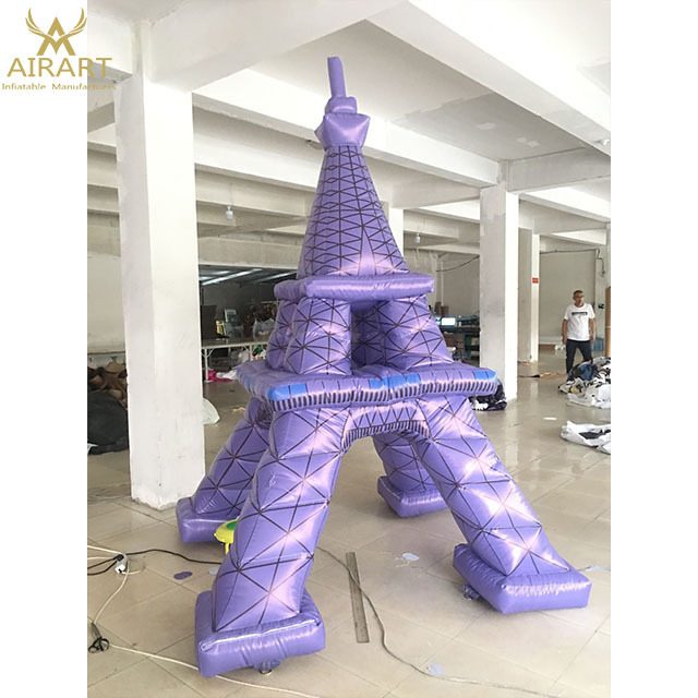 3m tall large inflatable Eiffel tower and Big Ben model balloon for commercial