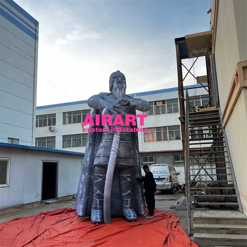 Bespoke giant activity mascot decoration inflatable Viking man,inflatable Viking soldier model