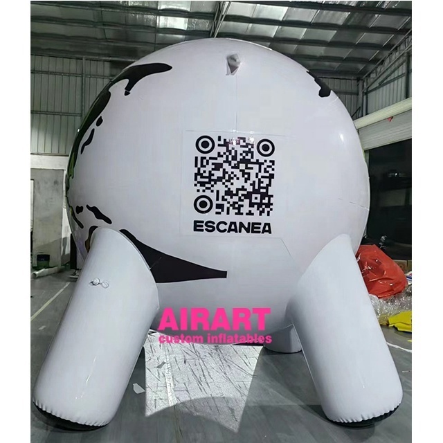 Good material printing sign event advertising inflatable milk cow balloon