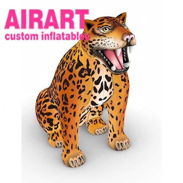 inflatable Leopard mascot balloon,inflatable panther balloon