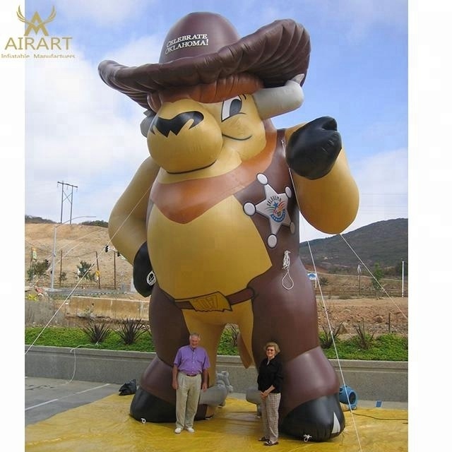 Advertising decoration inflatable character event inflatable cartoon cowboy