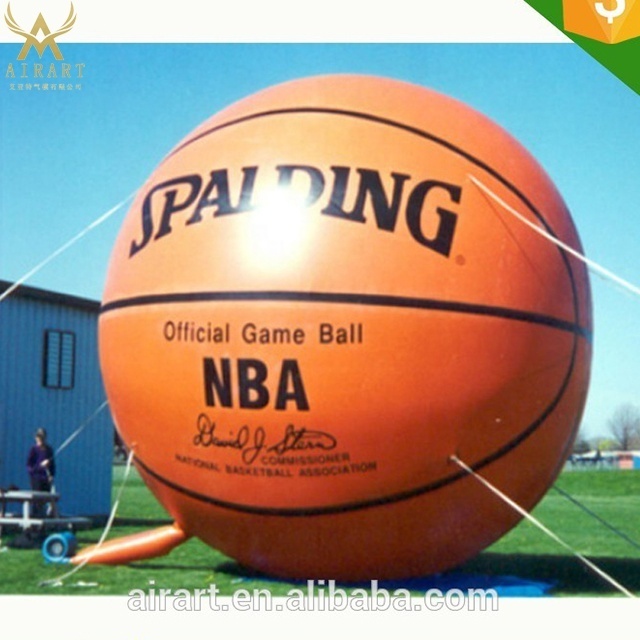 sport ball model Giant inflatable basketball balloon for club outdoor advertising decor