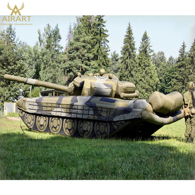 giant inflatable dummy simulated tank,customized inflatable dummy products