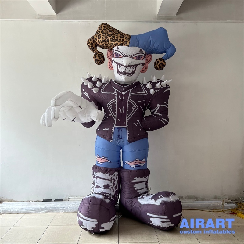 circus party inflatable clown cartoon character,giant inflatable clown air balloon