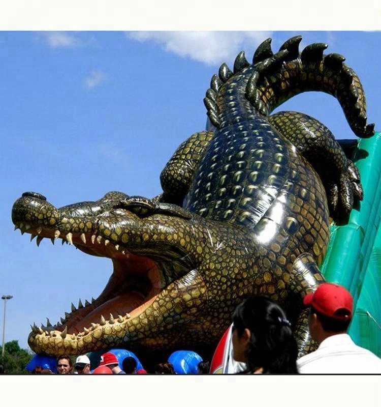 party outdoor decoration inflatable animals giant inflatable crocodile