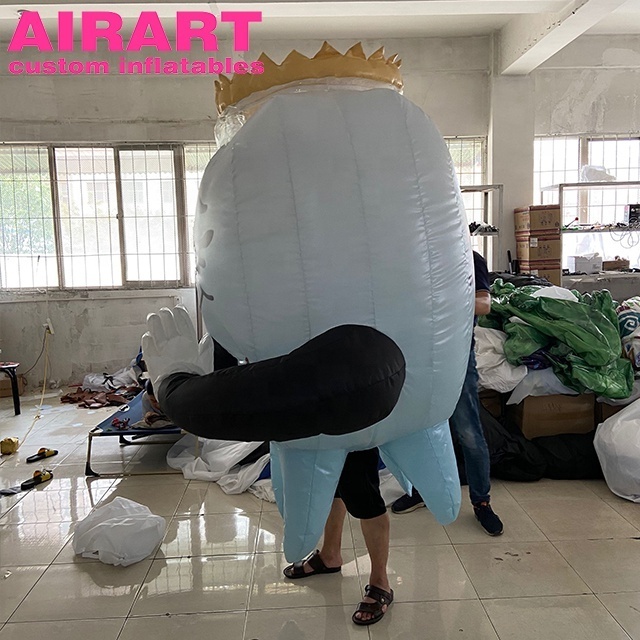 customized special shape dress, inflatable tooth cartoon mascot costume,lovely inflatable teeth walking figure Z03