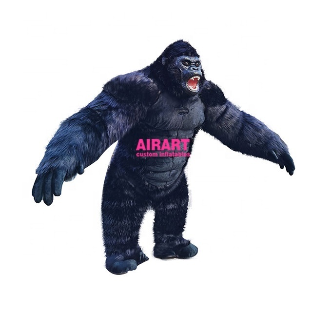 mascot costumes custom size inflatable gorilla costume for adults