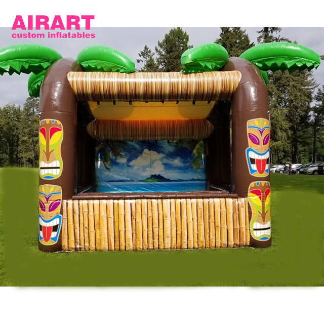 Booth tent style inflatable bar tents/ inflatable TIKI bar