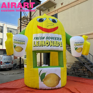 Outdoor activities Yellow inflatable lemon pavilion, cheap inflatable lemon tent for outdoor