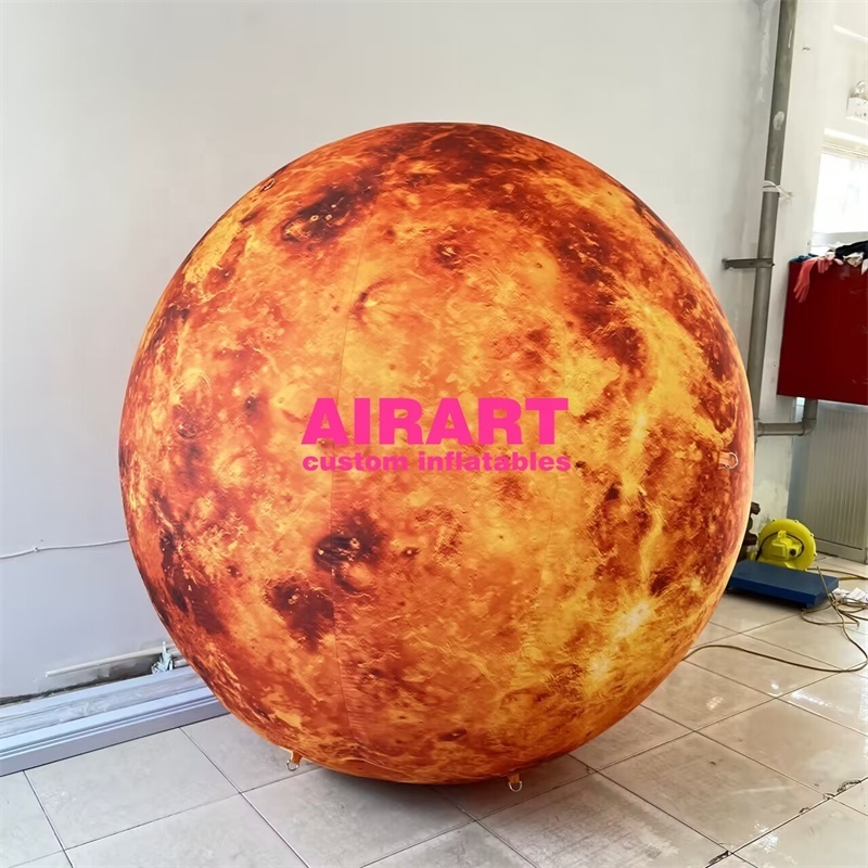 Activity decoration Nine Planets inflatable Marks,inflatable star ball for sale