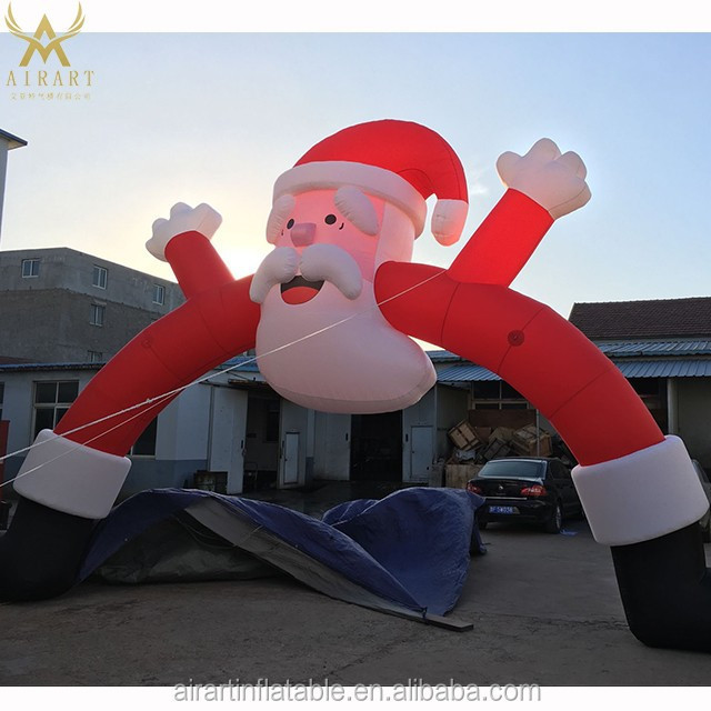 inflatable outdoor christmas decorations giant inflatable Santa Claus for party