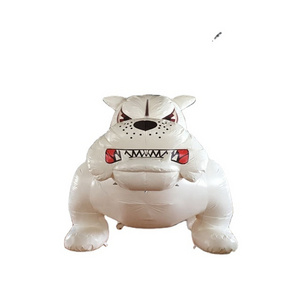 PVC inflatable giant bulldog, high quality inflatable dog for rescue activities