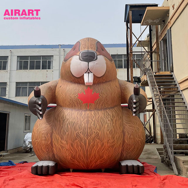 2021 hot sale giant inflatable marmot groundhog,inflatable beaveranimal balloon for advertising