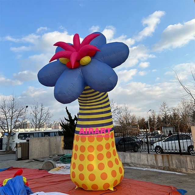 Beautiful Flower Inflatable Balloon Blow Up Artificial Flower Giant Inflatable Flower Tree For Decorating