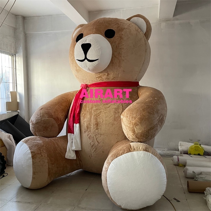 Giant inflatable plush Bear glare inflatable plush Ursus arctos customized logo