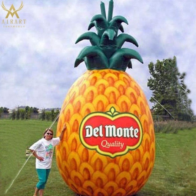 giant inflatable fruit pineapple model /custom movable inflatable fruit costume mascot