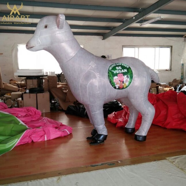 Adult animal clothing decoration inflatable goat models customized giant inflatable sheep