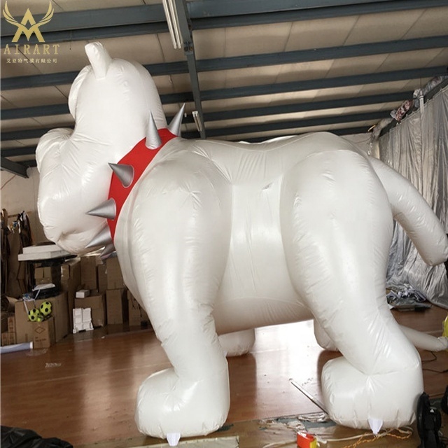 PVC inflatable giant bulldog, high quality inflatable dog for rescue activities