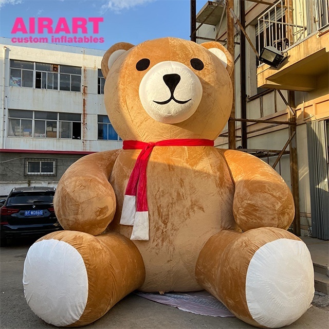 Giant Inflatable Toy, Christmas Inflatable Plush Bear, Holiday Inflatables