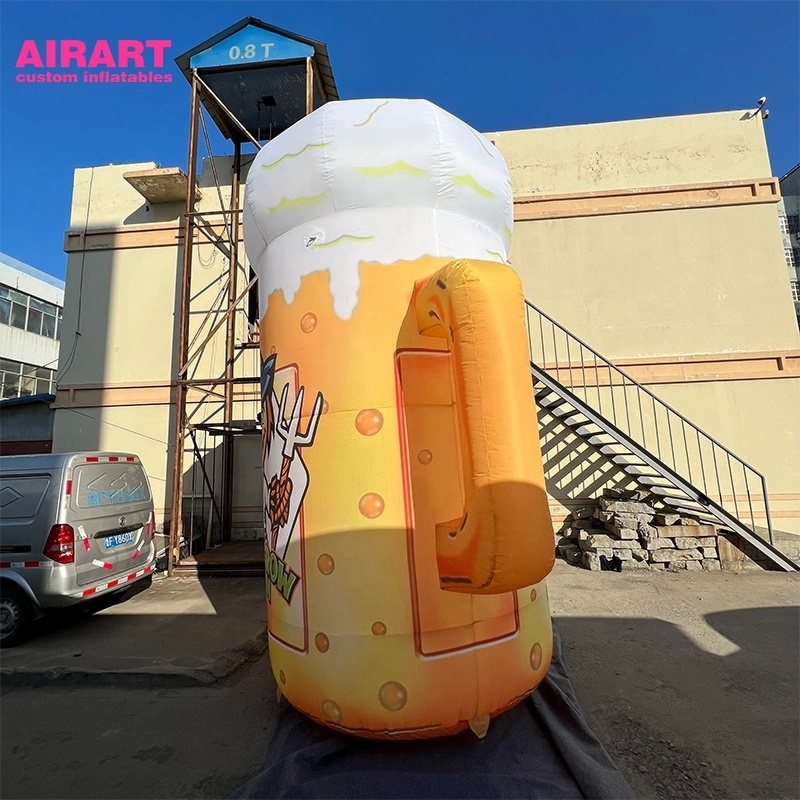 Custom inflatable image Giant inflatable glass Beer mugs for advertising inflatable