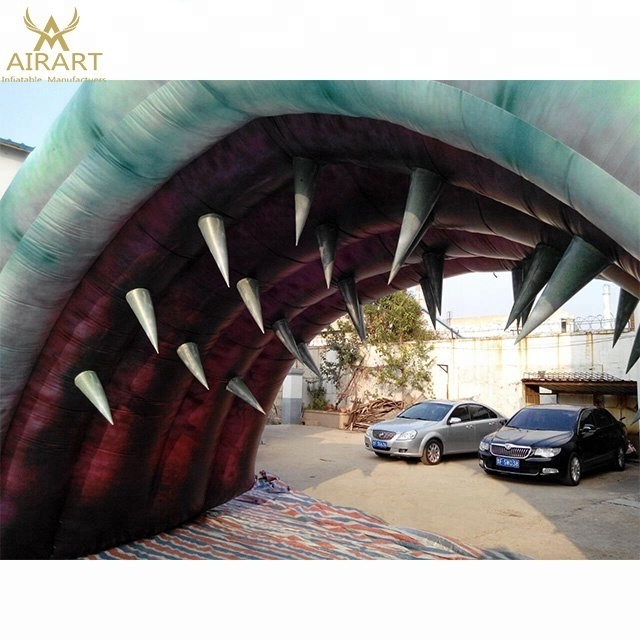 Halloween party tent decoration inflatable octopus tunnel tent