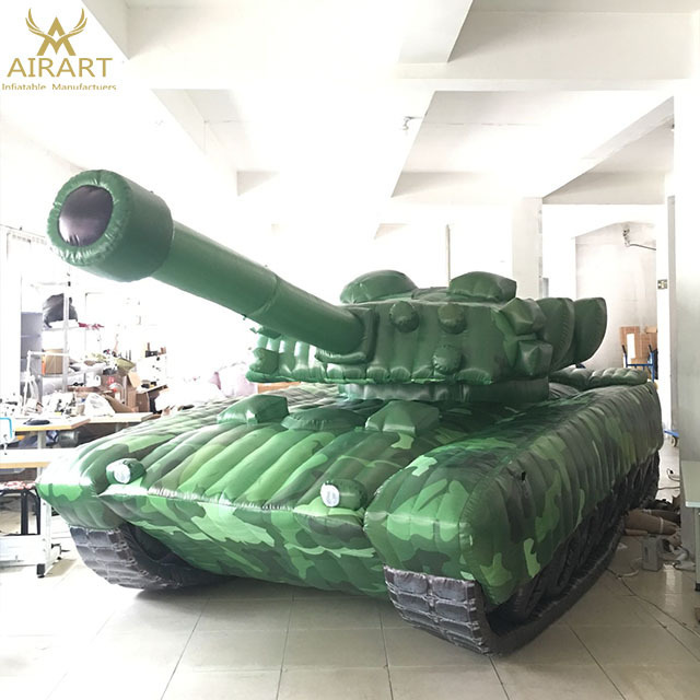 giant inflatable dummy simulated tank,customized inflatable dummy products