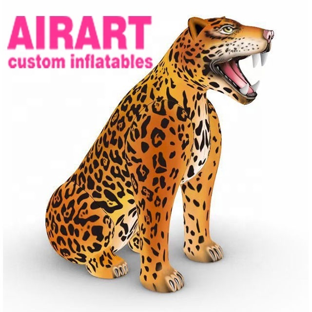 inflatable Leopard mascot balloon,inflatable panther balloon