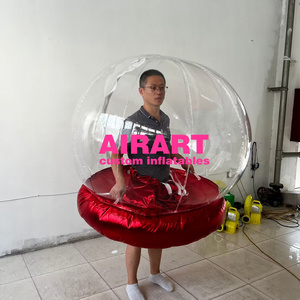 Christmas Festival Outdoor Parade Event Suit Inflatable Snow Globe Costume