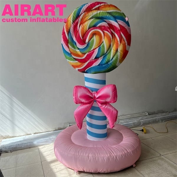 High quality inflatable ice cream columns, beautiful inflatable ice cream cones for sale