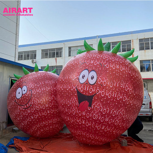 event advertised inflatables 2020 big fruit inflatable strawberry model for advertising