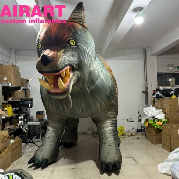 New animal models custom inflatable wolves, giant inflatable wolves for outdoor decoration