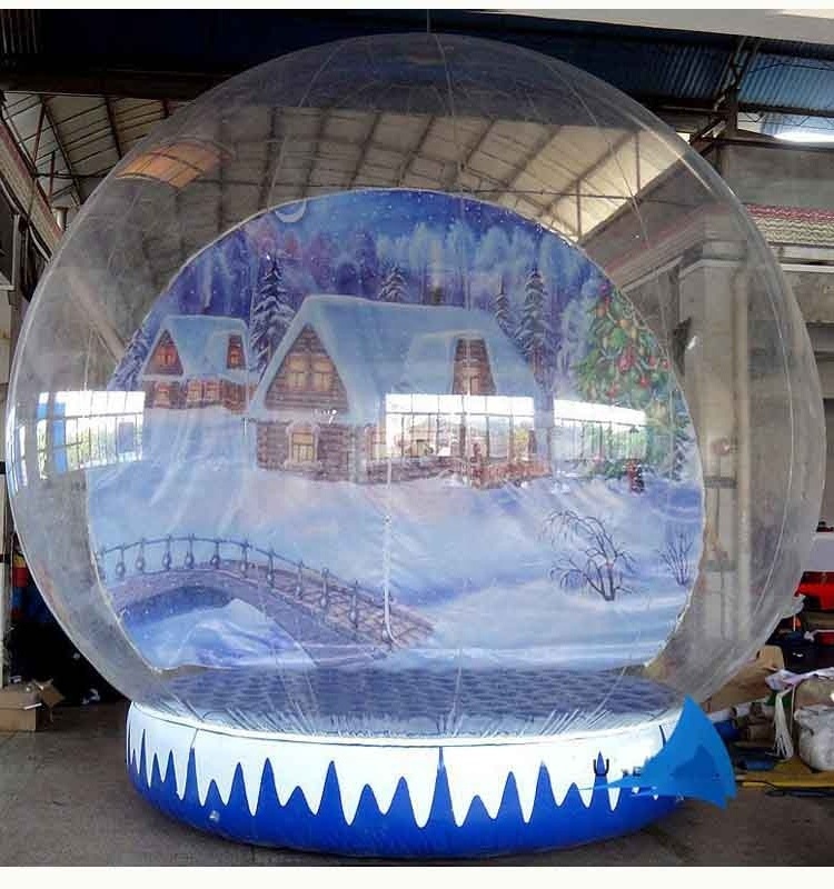 Christmas snowballs decoration transparent inflatable snowballs