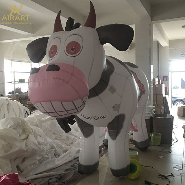 Hot sales outdoor advertising giant inflatable milka cow/inflatable cow/inflatable dairy cow model