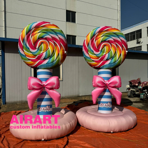 inflatable candy Lollipop tube ,inflatable funny lollipop structure props