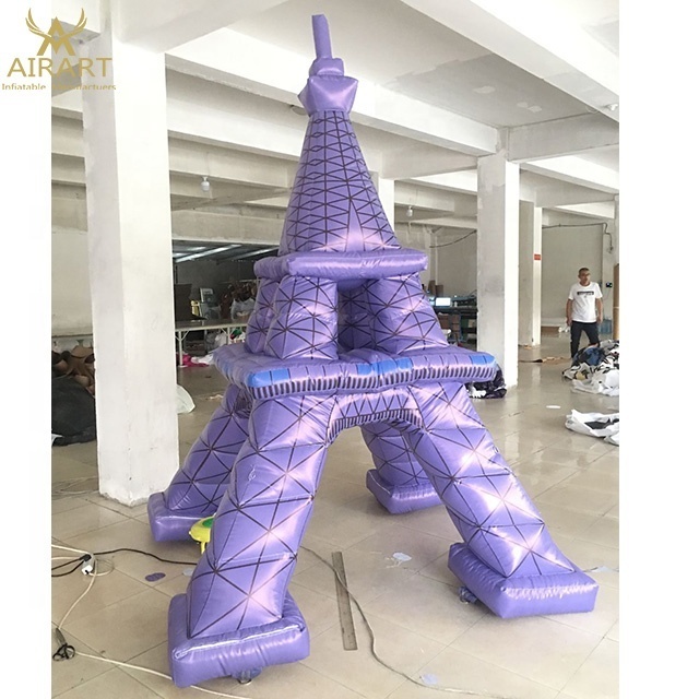 Classic building logo model custom inflatable lighthouse/inflatable Eiffel Tower