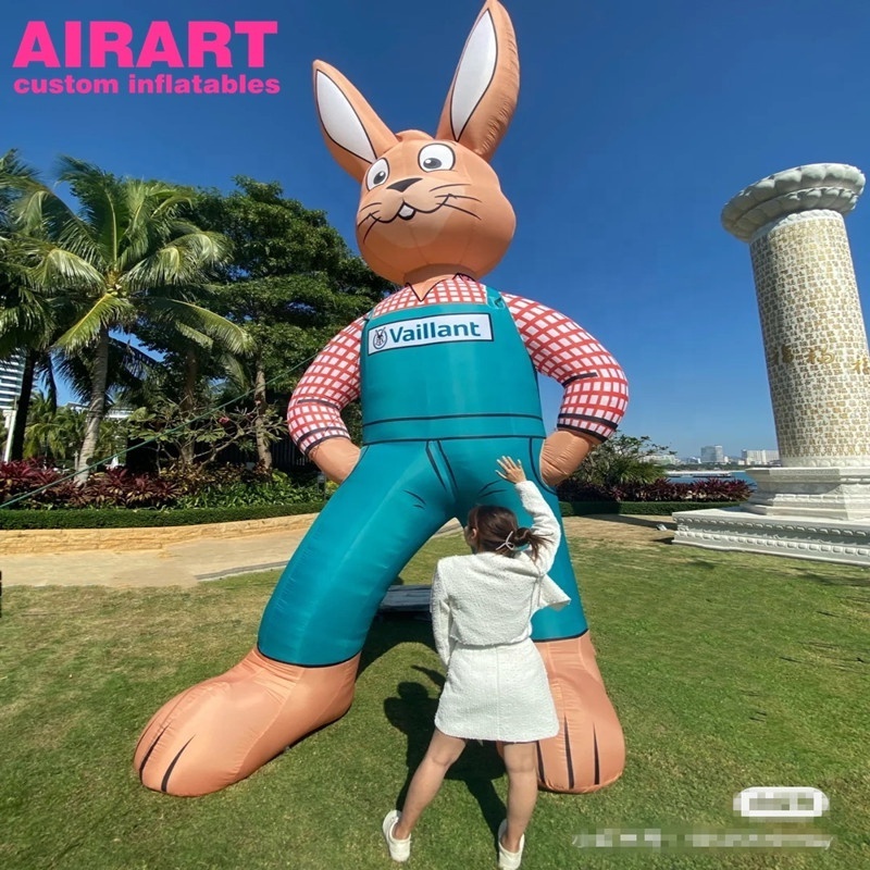 Funny giant rabbit cartoon toy, inflatable rabbit for easter festival party D07 C1