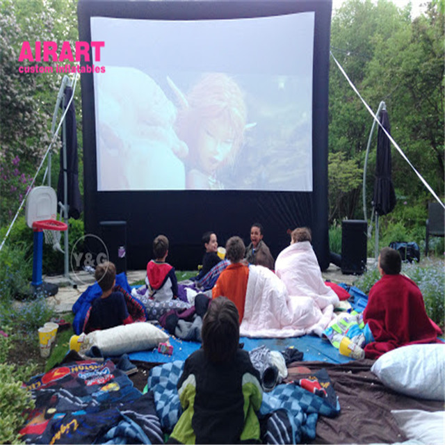 Latest inflatable floating movie screen