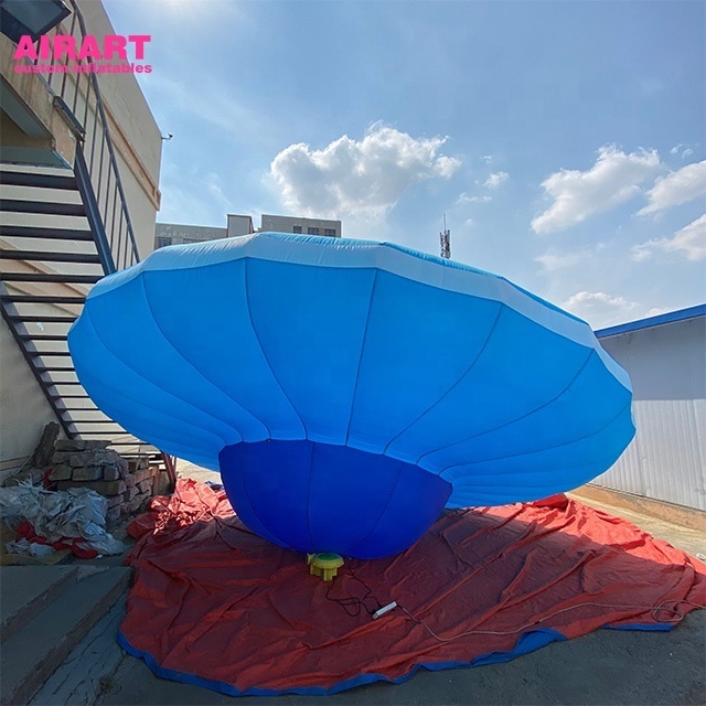 ceiling science exhibition hall decoration inflatable alien flying saucer models, giant Inflatable UFO