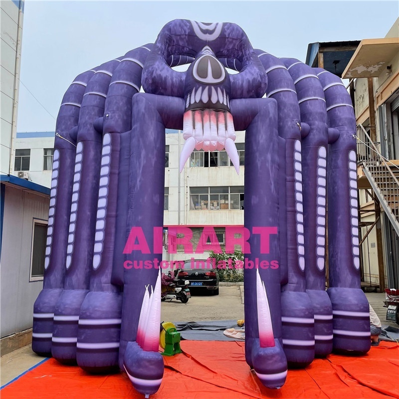 Haunted House Decoration Arch, Inflatable Halloween Arch, Customize Ghost Gate