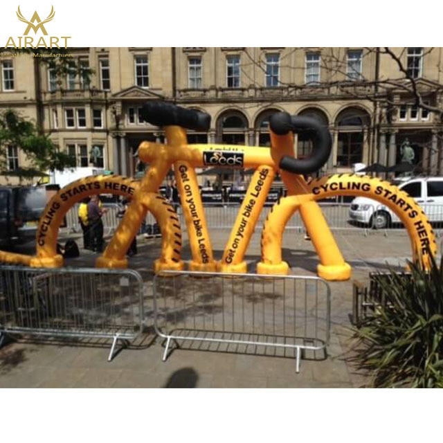 Giant Inflatable Bicycle Displayed Inflatable Publicity Bicycle Model for Tour de France