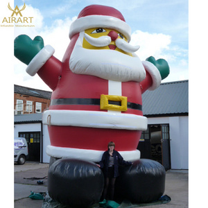 inflatable outdoor christmas decorations giant inflatable Santa Claus for party