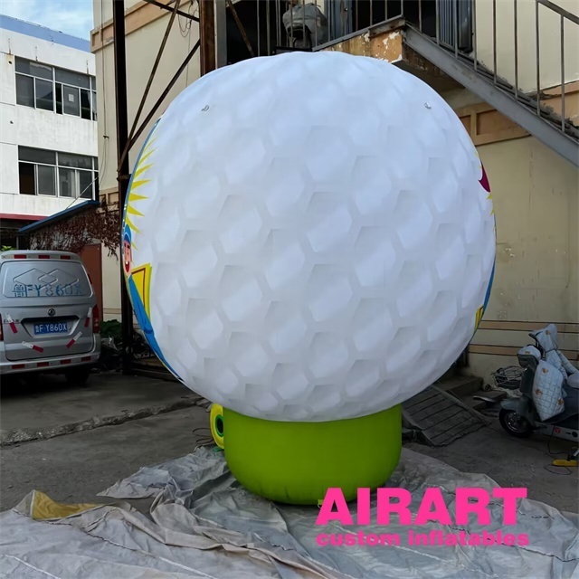 Sports decoration inflatable golf balls, cheap inflatable golf balloon for advertising