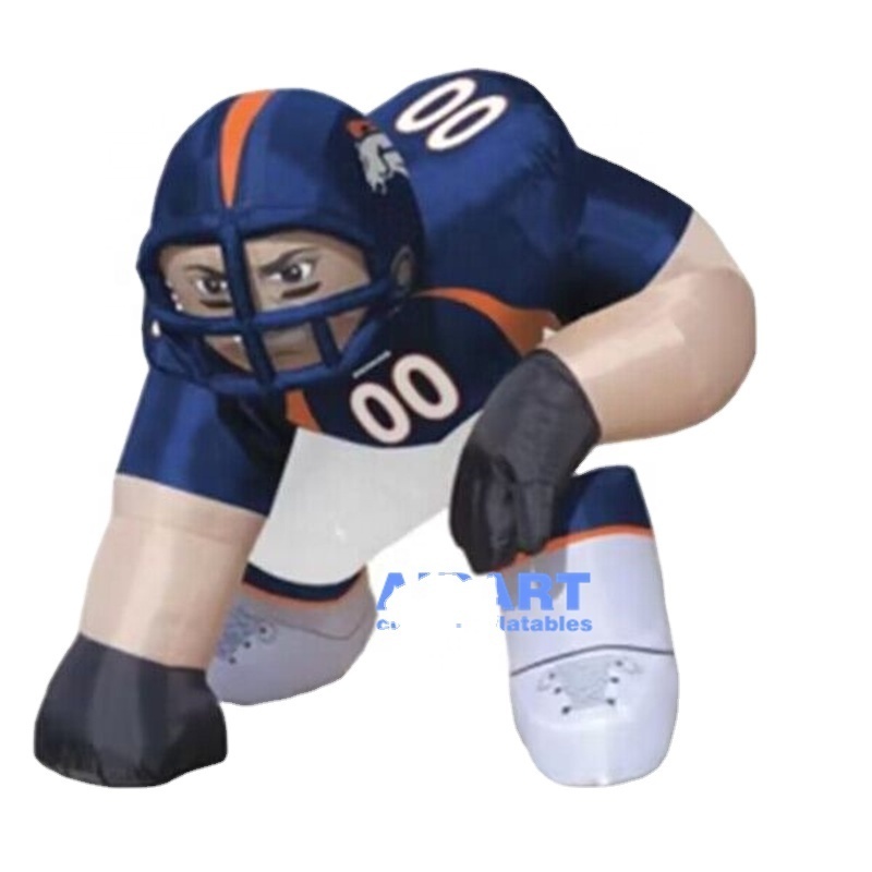 rugby game events decorating mascot inflatable players model inflatable football player for outside advertising props