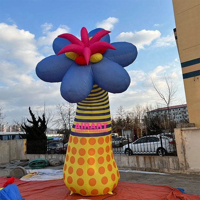 Beautiful Flower Inflatable Balloon Blow Up Artificial Flower Giant Inflatable Flower Tree For Decorating