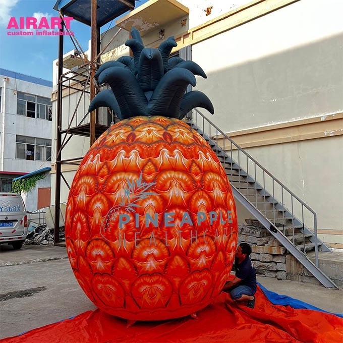 giant inflatable fruit pineapple model /custom movable inflatable fruit costume mascot