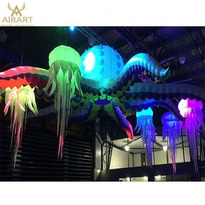 Aquarium theme decoration LED Inflatable Octopus Inflatable jellyfish balloon