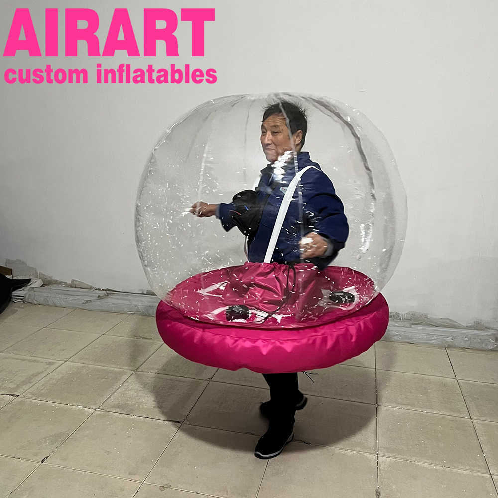 inflatable snow globe costume/inflatable christmas costume